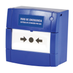 KAC PULSANTE DI SPEGNIMENTO STOP EN-12094-3 COLORE BLU