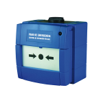 PULSANTE DI ANTINCENDIO KAC EN-12094-3 COLORE BLU IP65