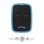 WHY EVO NOA SKY BLU - 4791019 - Radiocomando why evo noa multifrequenza ad autoapprendimento sky blu