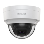 TELECAMERA DOME HONEYWELL 5MP IP fisso con Smart IR 30m, resistente agli atti vandalici, adatto per uso esterno.