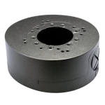 Base di montaggio e connessioni per camere e dome con lente fissa, dimensioni ridotte