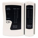 TESTER DI RETE RJ45 CAT5E/6 G1004000 TEST CAVI ETHERNET RJ-11 RJ-12