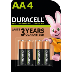 PILE STILO AA RICARICABILE 1300MAH 4 PEZZI HR6 BATTERIE DURACELL