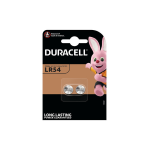 BATTERIA BOTTONE PILA LR54 DURACELL 2 PZ
