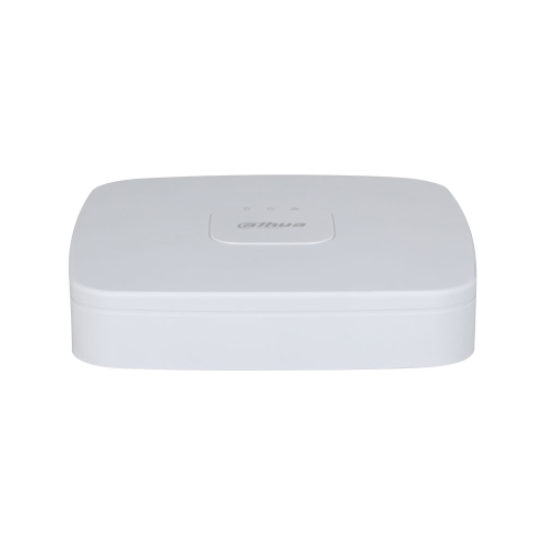 XVR 5 in 1 Dahua 8 channels. AI/Smart H.265+ formats. 8 HD BNC channels + 2 IP channels. 1080p@25/30ips recording. 32 Mbps bandwidth. HDMI (1080P) and VGA (1080P) outputs. Bidirectional audio. Audio via coaxial. Supports 1 HDD, 1 RJ45, 2 USB, 12V DC.