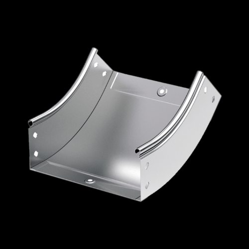 C5 CURVA SALITA 45° CANALE ZINCATO 200X80 MM ZS