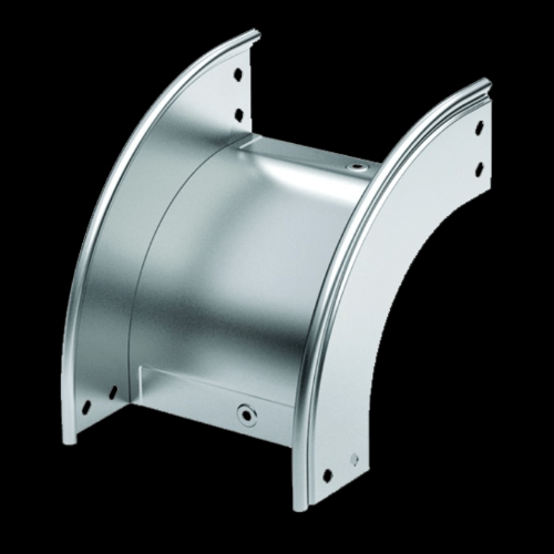 C5 CURVA DISCESA 90° CANALE ZINCATO 200X80 MM ZS