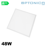 PANNELLO LED 60X60 48W LUCE NATURALE 4000K 3840LM OPTONICA + DRIVER