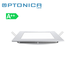 PANNELLO LED CON DRIVER 18W INCASSO QUADRATO 208MM LUCE CALDA 2700K 1260LM OPTONICA