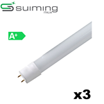 3 TUBI LED 22W G13 150 CM LUCE NATURALE 4000K 2200 LUMEN 100LM/W