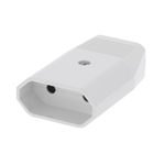 Spina di Alimentazione Femmina Cloruro di Polivinile (PVC) Bianco