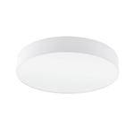 PLAFONIERA PASTERI 3 X E27 STRUTTURA METALLO DIFFUSORE TESSUTO BIANCO Ø57 H15