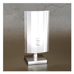 LAMPADA DA TAVOLO SHADOW IN VETRO BIANCO 1 X G9