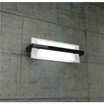 APPLIQUE CROSS IN VETRO E SUPPORTO NERO 2 X E27
