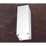 AREA PLAFONIERA 25X8 1 X GX53 BIANCO 