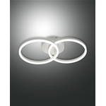 GIOTTO PLAFONIERA BIANCA   Ø 300 + 300  36W 3240LM