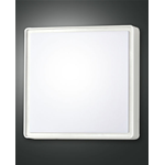 OBAN PLAFONIERA 2 X E27 BIANCA CON SENSORE PIR L.30X30