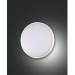OLLY PLAFONIERA LED 10W 3000K 1030 LUMEN BIANCA D.18 CM.