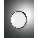 OLLY PLAFONIERA LED 10W 3000K 1030 LUMEN NERA D.18 CM.