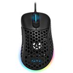SHARKOON MOUSE GAMING LIGHT2-200, BLACK, 16000 DPI MAX, RGB, 6 TASTI CONFIGURABILI, USB, 1.8MT