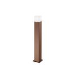 PALO LAMPIONE DA GIARDINO H 70CM E27 IP44 MARRONE CORTEN