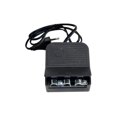 ALIMENTATORE TV 400MA 12V 2 USCITE DOPPIA A MORSETTI ATV402