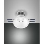 SIGMA SYSTEM FARETTO INCASSO 3000K 7W IP40 BIANCO TONDO PROFONDO