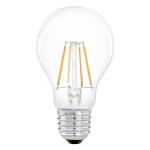 LAMPADINA LED E27 FILAMENTO 4W 2700K VETRO TRASPARENTE 350LM