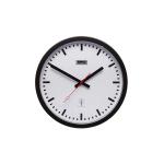 Radio-Controlled Orologio da Parete 30 cm Analogico Bianco/Nero