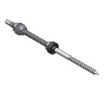 VITE AUTOFILETTANTE DOPPIO FILETTO (INOX), M10x180 - PER LEGNO - L = 180 mm ATL022.M10.180