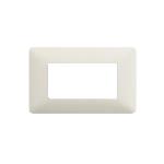 PLACCA 3 POSTI BIANCA COMPATIBILE MATIX