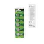Batterie a Bottone Litio CR2032 (set 5 pz)
