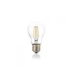LAMPADINA E27 8W TRASP 3000K DIMMERABILE
