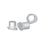 Contatto magnetico ad incasso per porte e finestre, colore bianco, Serie XM