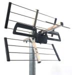 ANTENNA UHF 12 ELEMENTI 21-48 FILTRO 4G LTE 5G CORTA 405MM