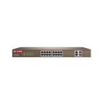 Switch managed 16 porte 100M+2 port Gigabit TP/SFP Combo PoE