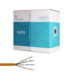 Cavo ethernet CAT6 UTP PVC 8 fili 24AWG, Rame, 305metri