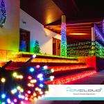 Stringa di 200 Luci decorative Smart a Led RGB-IC Wi-Fi+Blue