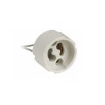 PORTALAMPADA GU 10 CONNETTORE GU10 IN CERAMICA VOLANTE