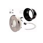 GHIERA TONDA IP44 SPAZZOLATA - GU5.3