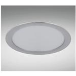 PANNELLO LED ROTONDO IN ALLUMINIO BIANCO OPACO DA INCASSO 9W BIANCO FREDDO 6000K IP65