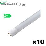 10 TUBI LED 22W G13 150 CM LUCE NATURALE 4000K 2200 LUMEN 100LM/W