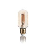 LAMPADINA LED E27 VINTAGE 04W BOMB VETRO AMBRATO LUCE CALDA 2200K